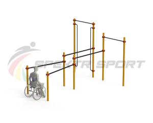 Купить Спортивный комплекс для инвалидов-колясочников WRK-D19_76mm в Усолье-Сибирском 