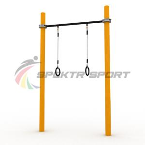Купить Турник классический для занятий Воркаут с кольцами SP WRK-07 + Rings_76mm в Усолье-Сибирском 