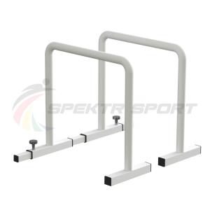 Купить Брусья напольные хайлетсы Spektr Sport цв. белый в Усолье-Сибирском 